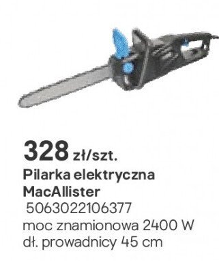 Pilarka elektryczna MacAllister promocja w Castorama