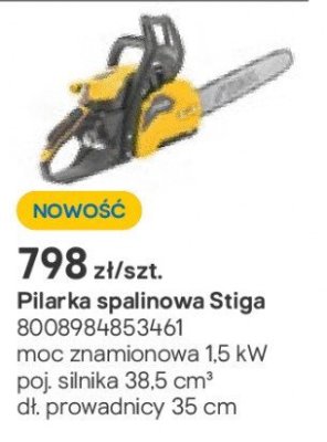 Pilarka spalinowa Stiga promocja w Castorama