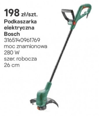 Podkaszarka elektryczna Bosch promocja w Castorama