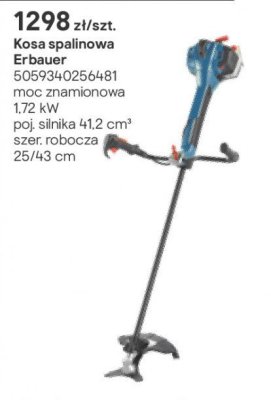 Kosa spalinowa Erbauer promocja w Castorama