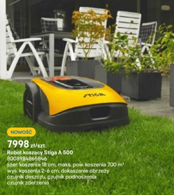 Robot koszący Stiga A 500 promocja w Castorama