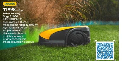 Robot koszący Stiga A 1000 promocja w Castorama