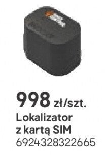 Lokalizator z kartą SIM promocja w Castorama