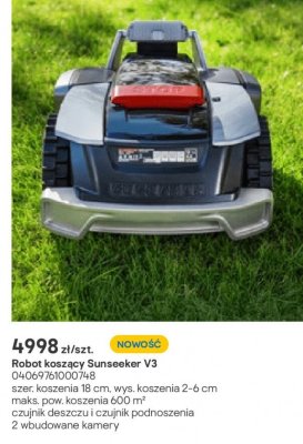 Robot koszący Sunseeker V3 promocja w Castorama