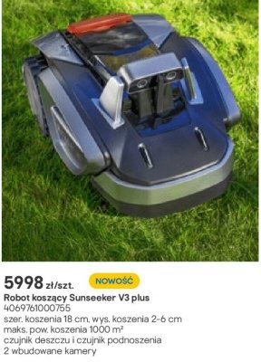 Robot koszący Sunseeker V3 plus promocja w Castorama