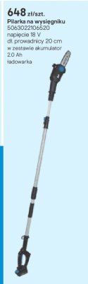 Piłarka na wysięgniku promocja w Castorama