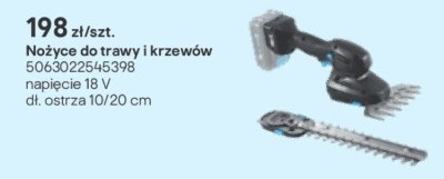 Nożyce do trawy i krzewów promocja w Castorama