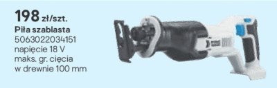 Piła szablasta promocja w Castorama