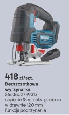 Bezczotkowa wyrzynarka z funkcją podrzynania promocja w Castorama