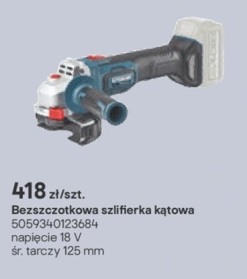 Bezczotkowa szlifierka kątowa promocja w Castorama