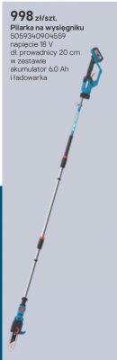 Pilarka na wysięgniku promocja w Castorama