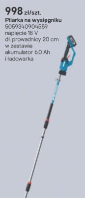 Pilarka na wysięgniku promocja w Castorama