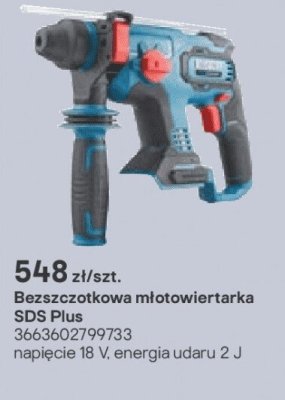 Bezczotkowa młotowiertarka SDS Plus promocja w Castorama