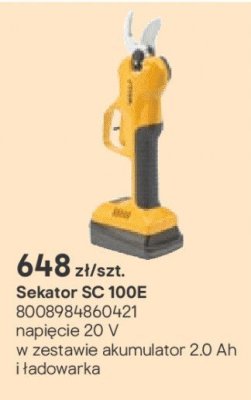Sekator SC 100E promocja w Castorama