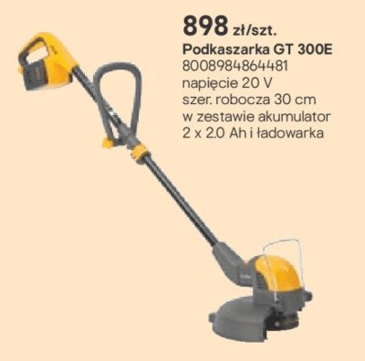 Podkaszarka GT 300E promocja w Castorama