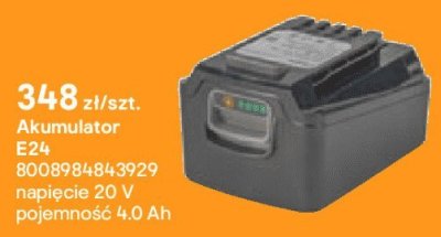Akumulator E24 promocja w Castorama