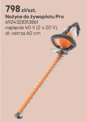 Nożyce do żywopłotu Pro 60cm promocja w Castorama