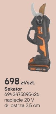 Sekator 2.5cm promocja w Castorama