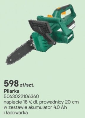 Pilarka 20 cm promocja w Castorama