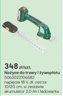 Nożyce do trawy i żywopłotu 10/20cm promocja w Castorama