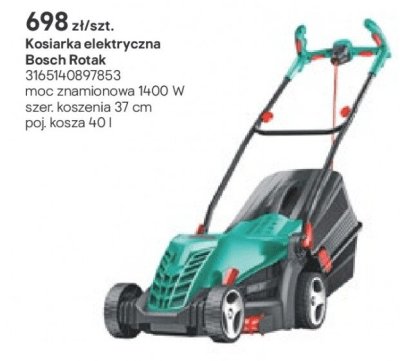 Kosiarka elektryczna Bosch Rotak promocja w Castorama