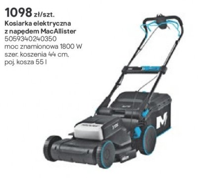 Kosiarka elektryczna z napędem promocja w Castorama