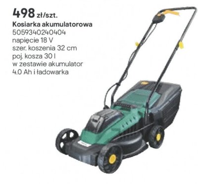 kosiarka akumulatorowa 18V 32cm 30l promocja w Castorama