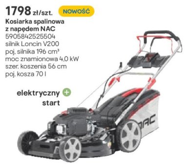 kosiarka spalinowa z napędem NAC promocja w Castorama