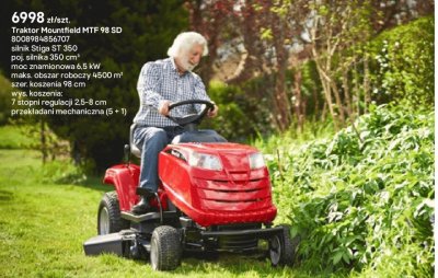Traktor Mountfield MTF 98 SD promocja w Castorama