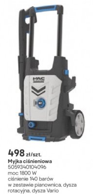 Myjka ciśnieniowa MAC promocja w Castorama