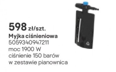 Myjka ciśnieniowa MAC Allister 1900W promocja w Castorama