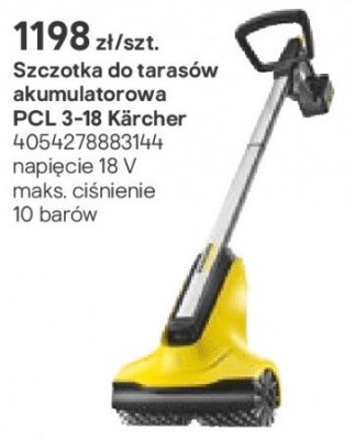 szczotka do tarasów akumulatorowa PCL 3-18 Kärcher promocja w Castorama