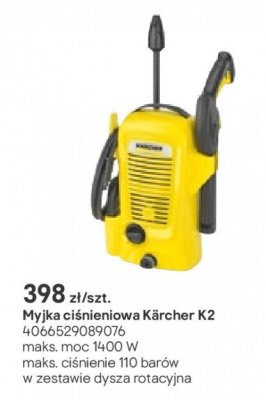 Myjka ciśnieniowa Kärcher K2 promocja w Castorama