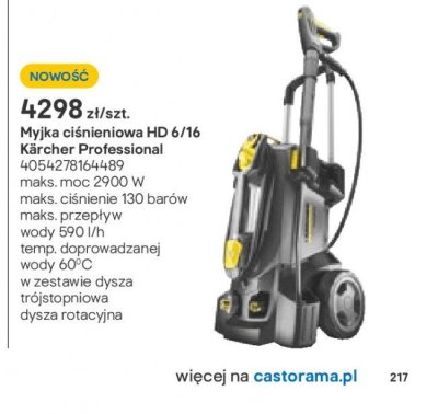 Myjka ciśnieniowa HD 6/16 Kärcher Professional promocja w Castorama