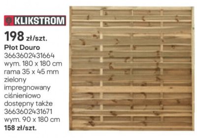 Płot Douro promocja w Castorama
