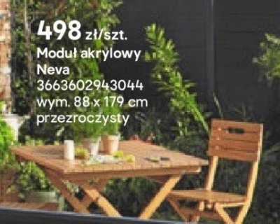 Moduł akrylowy Neva - przezroczysty promocja w Castorama