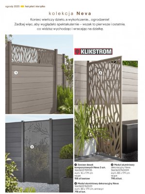 Moduł aluminiowy dekoracyjny Neva promocja w Castorama