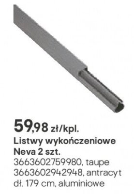 Listwy wykończeniowe Neva 2 szt. promocja w Castorama