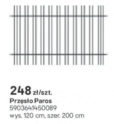 Przęsło Paros promocja w Castorama