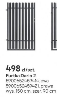 Furtka Daria 2 promocja w Castorama