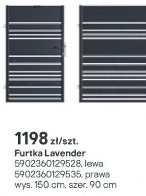 Furtka Lavender promocja w Castorama