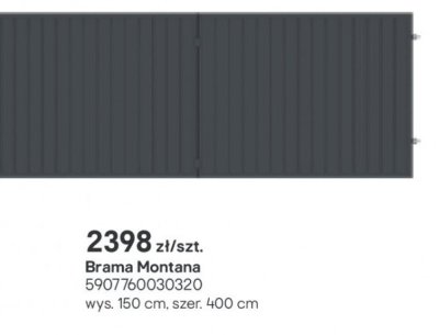 Brama Montana promocja w Castorama