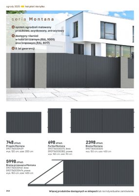 Brama Montana promocja w Castorama