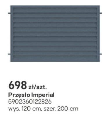 Przęsło Imperial promocja w Castorama