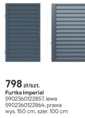 Furtka Imperial prawa promocja w Castorama