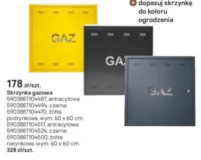 Skrzynka gazowa  promocja w Castorama