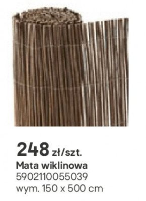 mata wiklinowa 150 x 500 cm promocja w Castorama