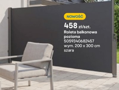 roleta balkonowa pozioma 200 x 300 cm promocja w Castorama