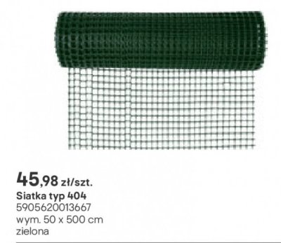 Siatka typ 404 50 x 500 cm promocja w Castorama