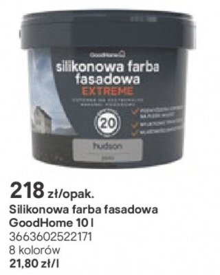 Silikonowa farba fasadowa 10 l promocja w Castorama